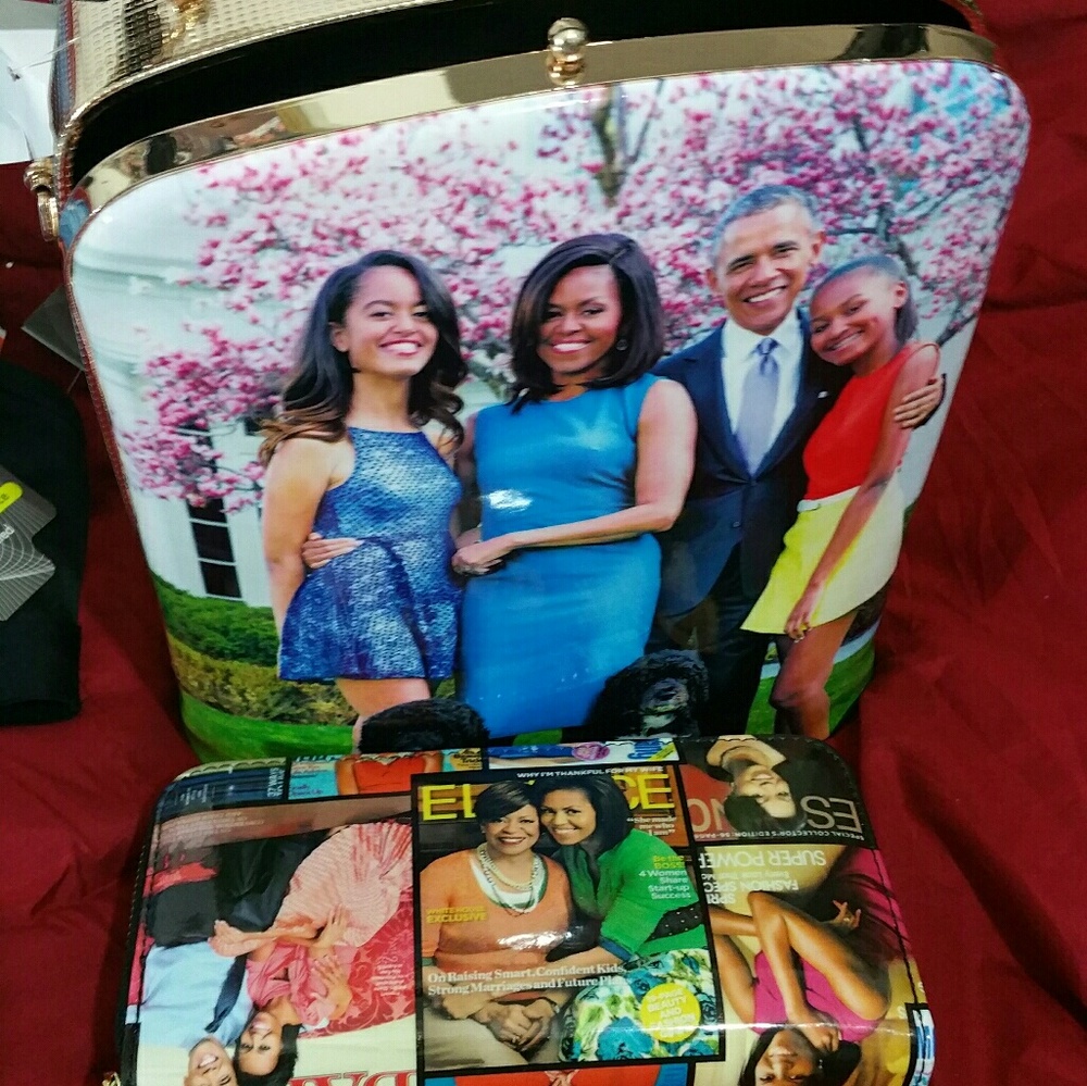 NWT* Beautiful Michelle Obama family handbag